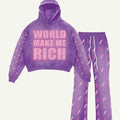 Fashion Casual Printed Polyester Sweater
