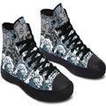 Printed Couple High Top Canvas Shoes
