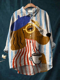 Cardigan Hawaiian Style Women's Shirt