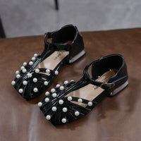 Big Boy And Little Girl In Pearl Fashion Princess High Heels