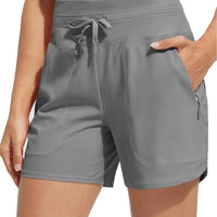 European And American High Waist Yoga Loose Leisure Sports Shorts