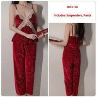 Push Up Plus Chest Pad Slip Nightdress Outerwear Gown Women's Suit