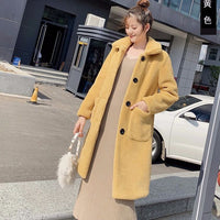 Fur Korean Style Particle Short Coat Overcoat Women