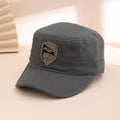 Cross-border Fashion Embroidered Curved Knife Red Star Flat-top Hat Casual Multi-purpose Outdoor Sun Protection Hat