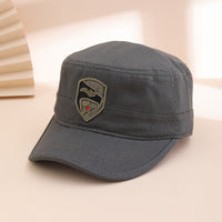 Cross-border Fashion Embroidered Curved Knife Red Star Flat-top Hat Casual Multi-purpose Outdoor Sun Protection Hat