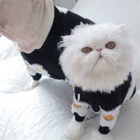 Pet Sweater Autumn And Winter Thick Warm Flowers