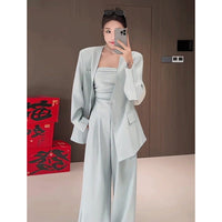 Women's Vest Top And Wide-leg Pants Set