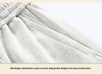 Stitching Terry College Style Casual Shorts