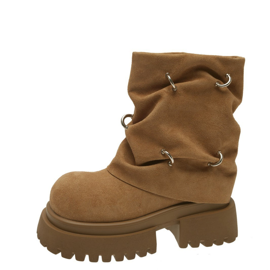 British Style Martin Boots Women's Platform