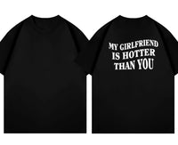 Mens T-shirt With English Letter Print