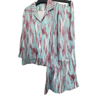 Women's Casual Printed Long-Sleeve Top And Pants Set
