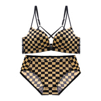 Front Button Underwear Women Without Steel Ring Gathering Bra