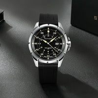 Youth Student Quartz Exam Watch Men's Silicone Waterproof 520 Gift For Boyfriend