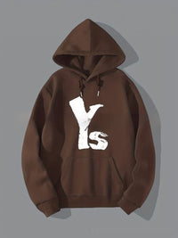 European And American Hooded Spring Long Sleeve Printed Loose Sweatshirt