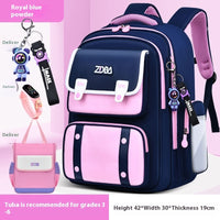 Schoolbag Boy Elementary School Students Three Four To Six Grade