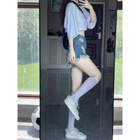 Stylish Minimalist Short Jeans For Women