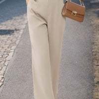 Elegant Womens Suit Pants With Pockets