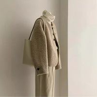 Women's Small Fragrance Short Lamb Fur Coat
