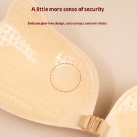 Nylon Thickened Invisible Seamless Breathable Upper Support Gathers Bra