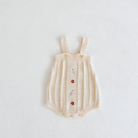 Two-piece Suit With Knitted Jacket And Straps