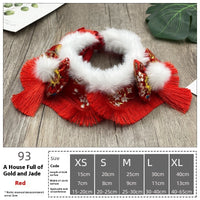 Pet Christmas Holiday Dress Up Dog Cat Scarf Butterfly Bow Tie