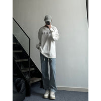 Elastic Waist Jeans American All-match