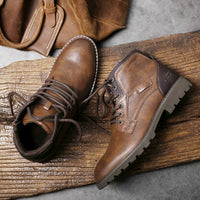 Side Zip Oversized Rider Boots