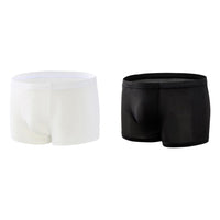 Men's Fashion Simple Solid Color Boxer Briefs