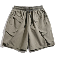 Three-dimensional Pocket Loose Casual Fifth Pants