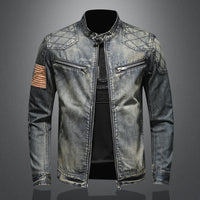 Vintage Zipper Jacket Coat For Men