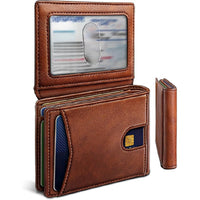 Multifunctional Anti-Theft Retro Card Holder Wallet With Multiple Card Slots For Men
