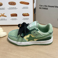 Winter Retro Shoes Women Couple's Breathable Rubber Sneaker