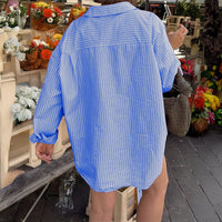 Casual Resort All-match Long-sleeve Jacket Top Shirt