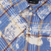 Fashion Personality Plaid Tie-dyed Shirt For Men