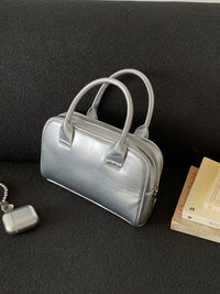 Womens High-End Niche PU Leather Handbag
