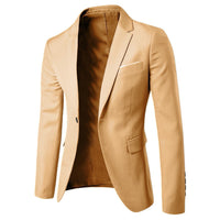 Autumn New Men's Casual Solid Color Suit Youth Fashion Slim-fitting Men's Clothing