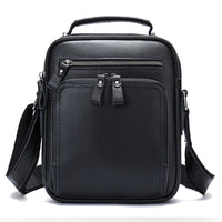 Genuine Leather Shoulder Messenger Bag Vintage Crazy Horse