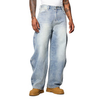 Men's Distressed Vintage Style Casual Denim Jeans