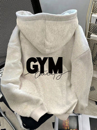 Womens Cartoon Print Loose Personalized Hoodie