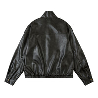 Fall Retro Hip Hop PU Leather Jacket For Men