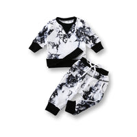 Tie-dye Sweater Pants Children's Suit