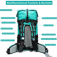 Lightweight Large Capacity Hiking Backpack For Mountaineering And Camping