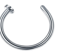 Stainless Steel U-shaped Nose Ring Simple Style Non-perforated Nose Studs