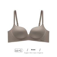 Breasts Lady's Push Up Large Wireless Anti-sagging Traceless Ventilation Bra