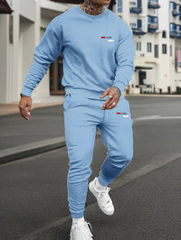 My Casual Printed Fleece Hoodie With Pants