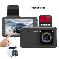 Driving Recorder HD Night Vision Dual Lens Hidden 4-inch