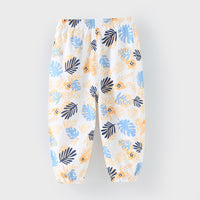 Baby Anti Mosquito Pants Summer Thin Cotton Ankle-tied Puff
