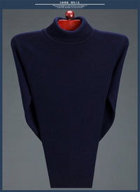 Cashmere Sweater High Neck Thickened Young And Middle-aged Men