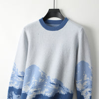 Lazy Casual Sweater Men's Top Loose Knitwear