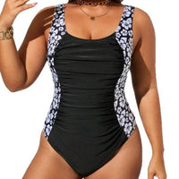 One-piece Fashion Sexy Strap Color Matching Swimsuit